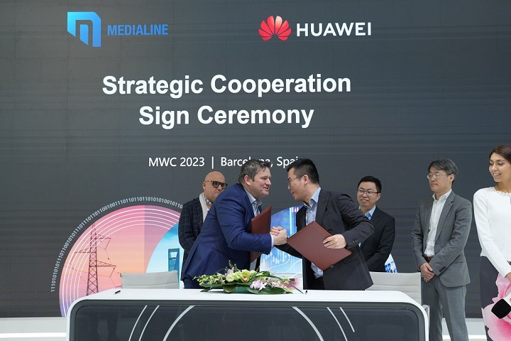 Medialine und Huawei