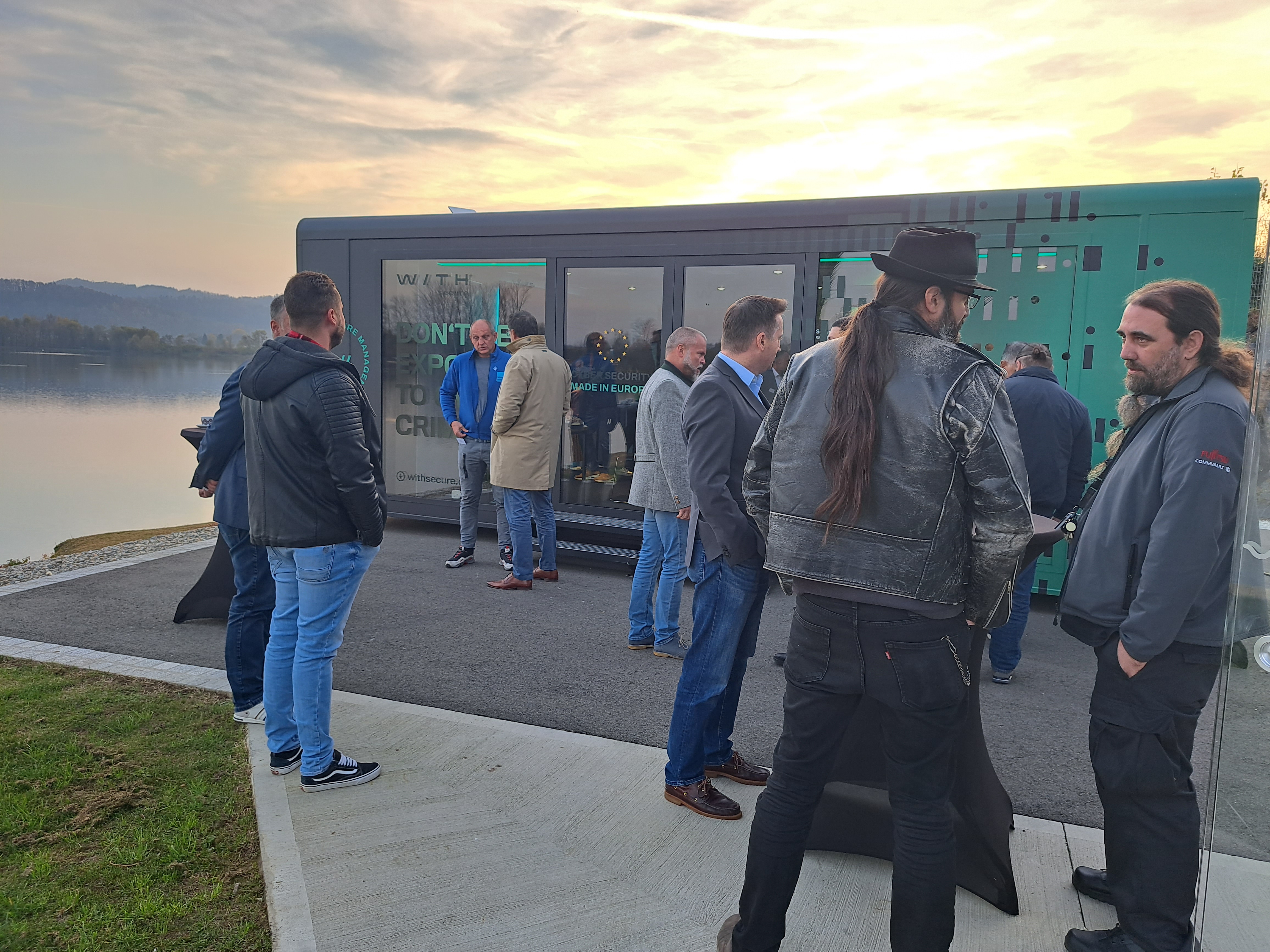 Pause bei der Medialine und WithSecure Truck Tour