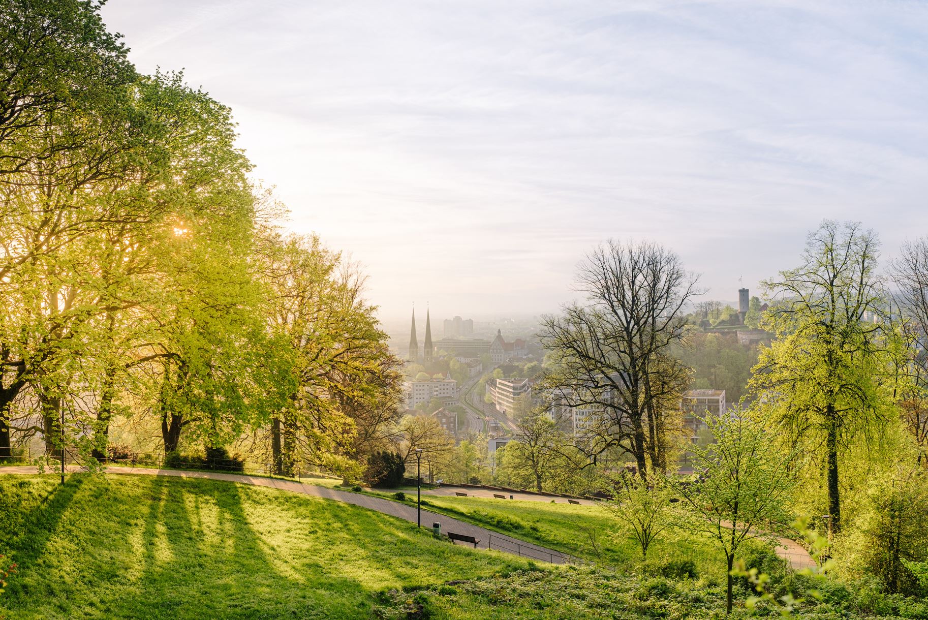 Modernes Online-Konzept für eine moderne Stadt
