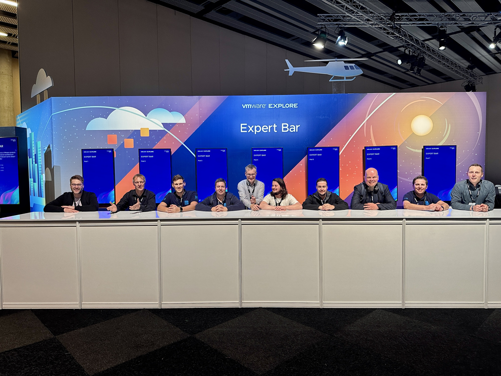 Die EXPERT BAR ist geöffnet – VMware Explore Auftakt!