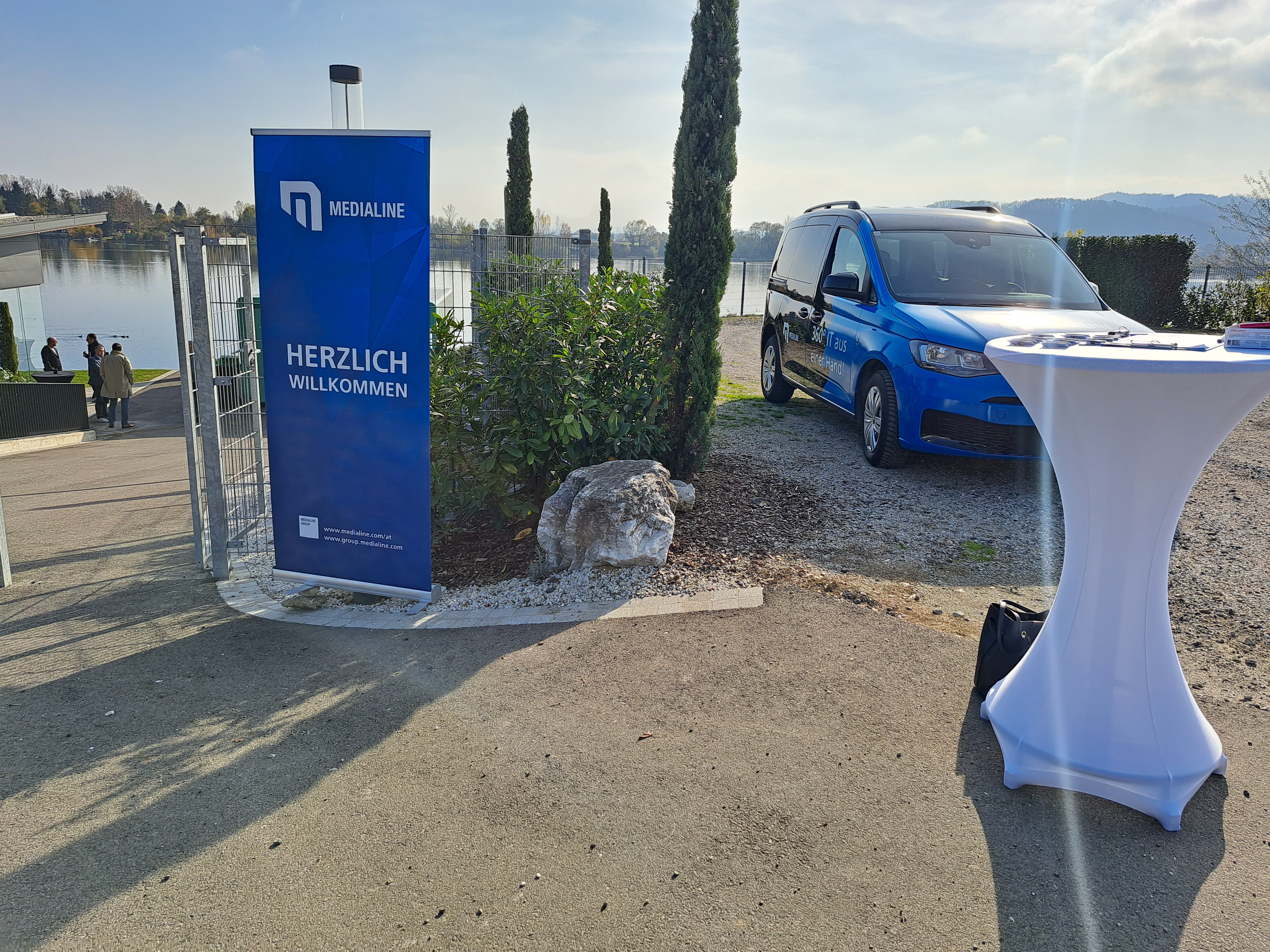 Medialine-Empfang bei der Truck Tour