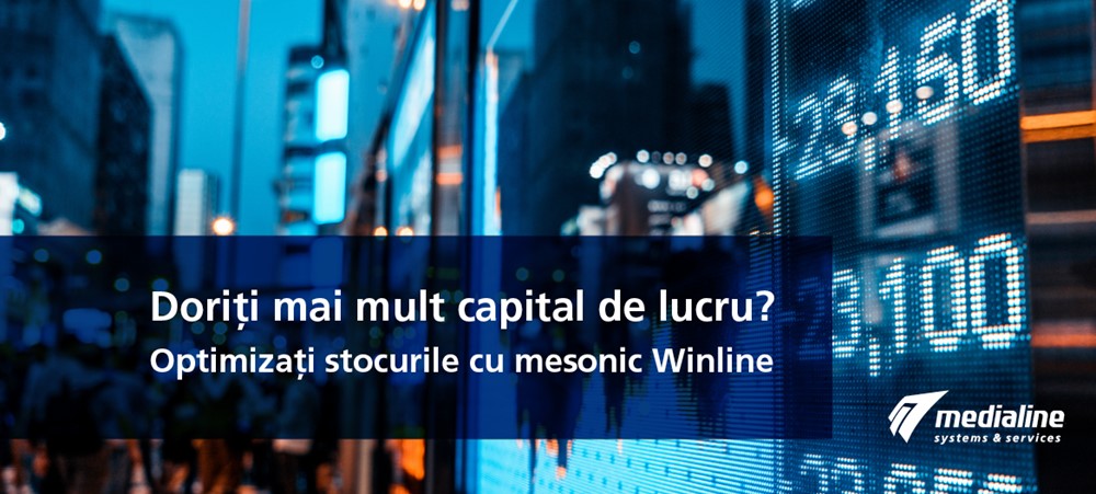 Medialine AG - Noutati Doriţi mai mult capital de lucru? Optimizaţi stocurile cu mesonic Winline