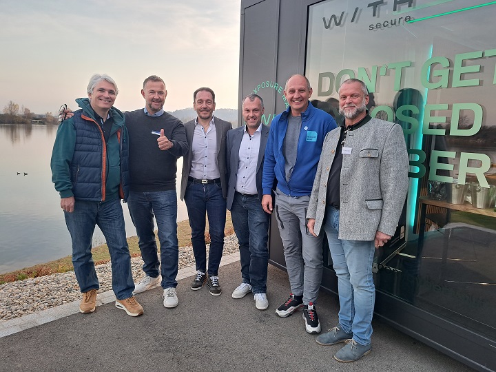 Das Team der Medialine und WithSecure bei der Truck Tour 2024