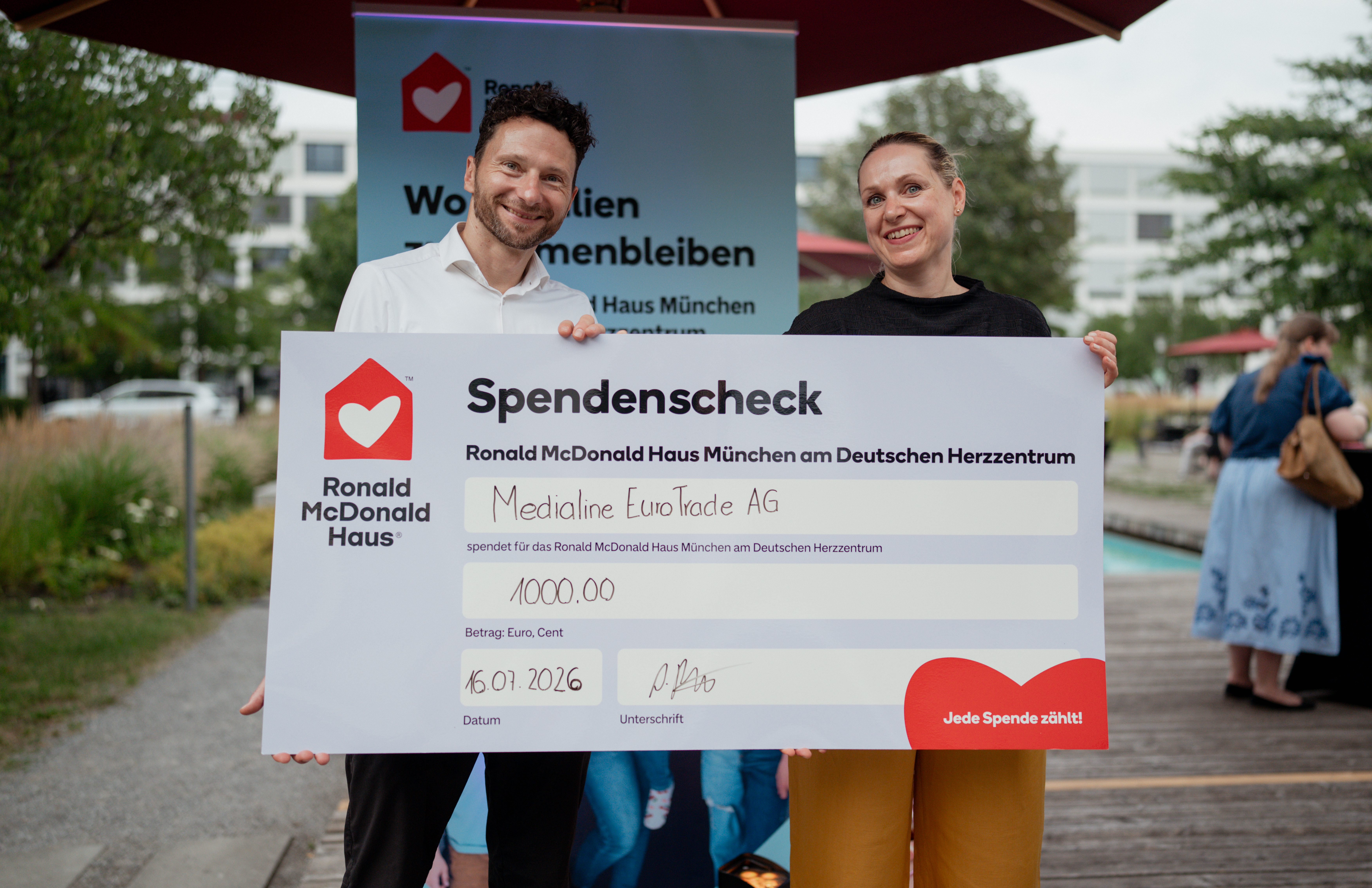 Gemeinsam Verantwortung übernehmen: Medialine unterstützt Ronald McDonald Haus München
