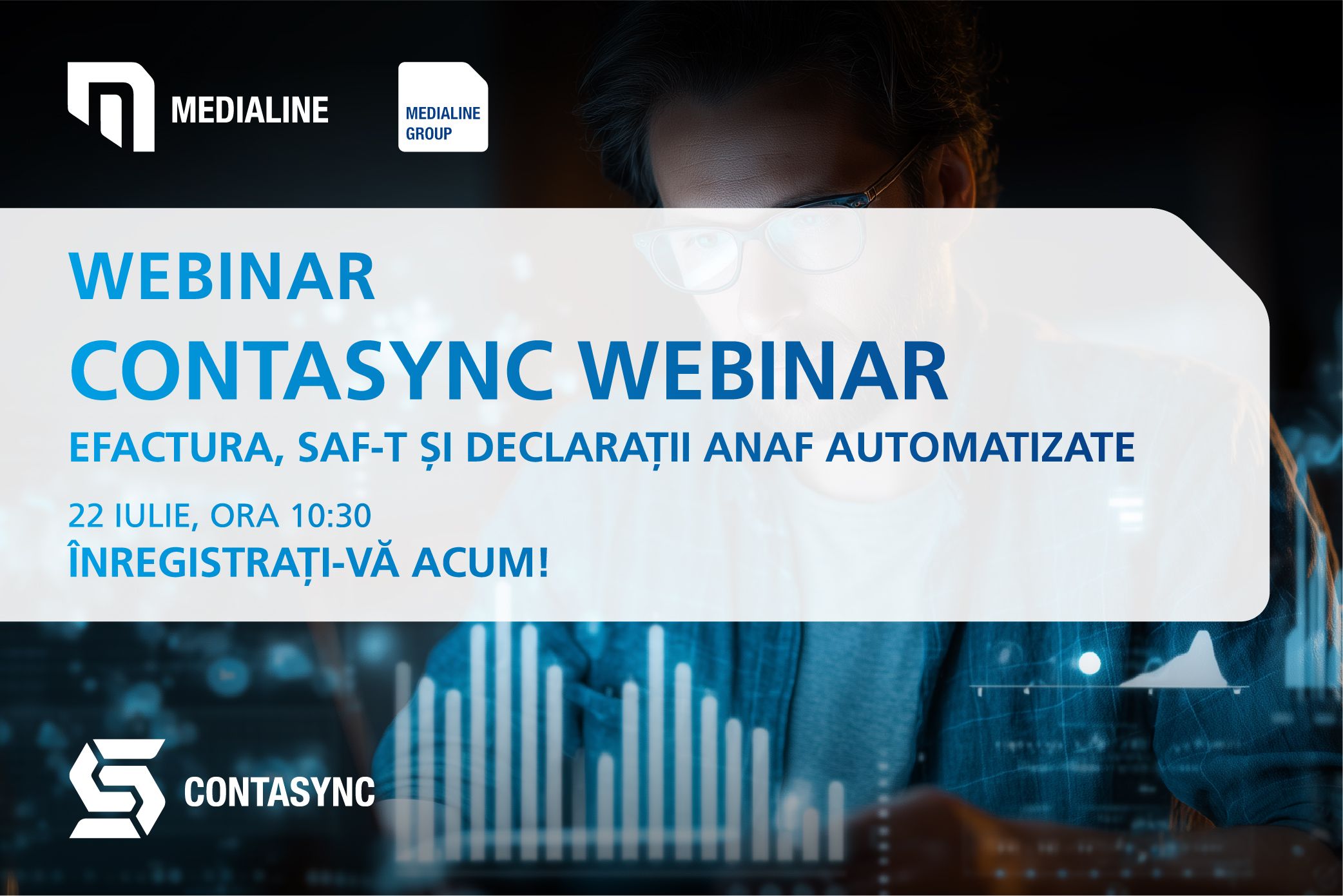 Webinar gratuit: eFactura, SAF-T și Declarații ANAF automatizate | ContaSync