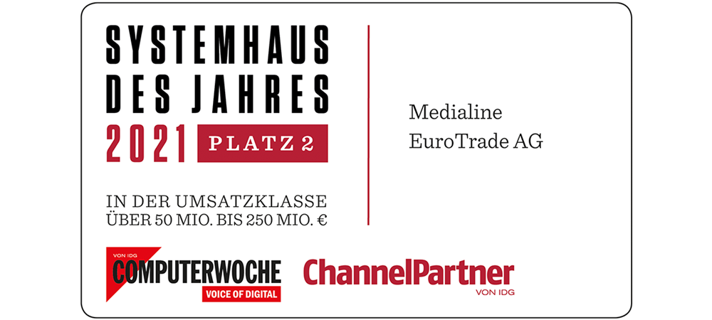 Channelpartner - Bestes Systemhaus 2021 Systemhaus des Jahres 2021