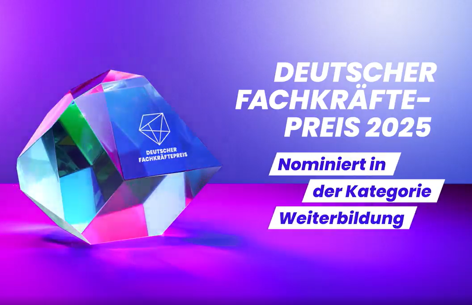 Nominierung für den deutschen Fachkräftepreis