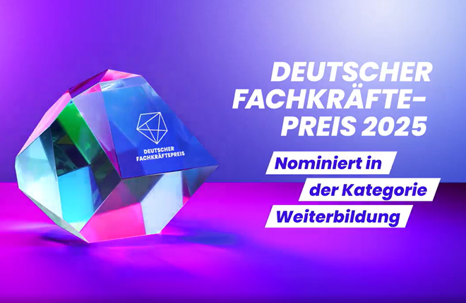 Nominierung für den deutschen Fachkräftepreis