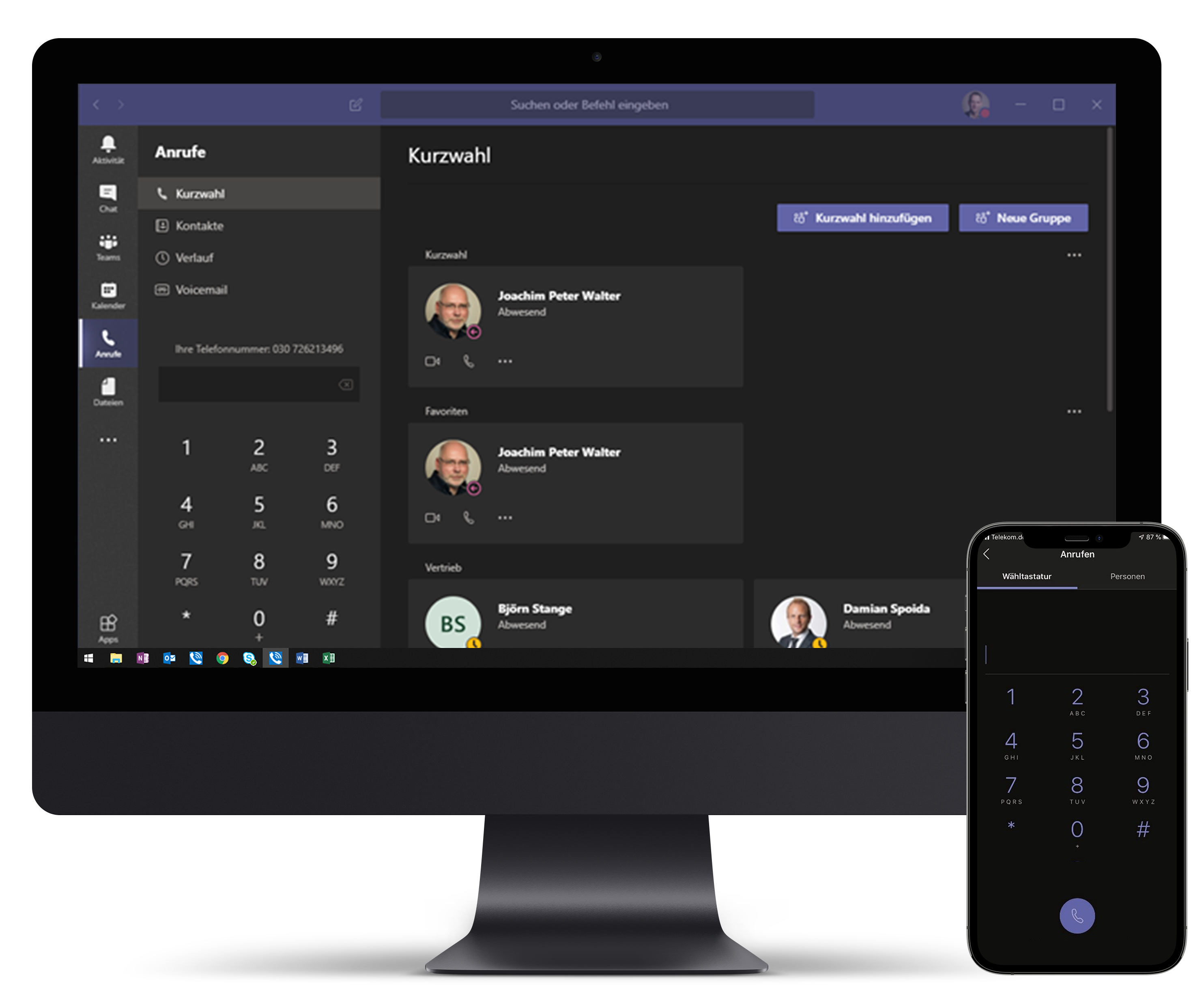microsoft teams telephony system