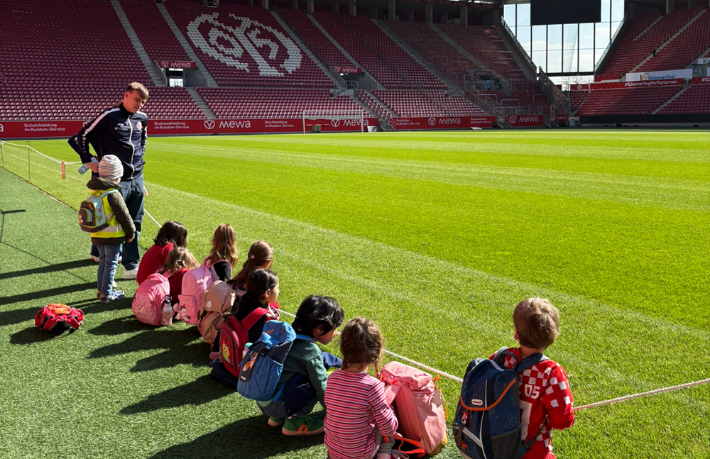 Stadiontag für die Kita Kunterbunt