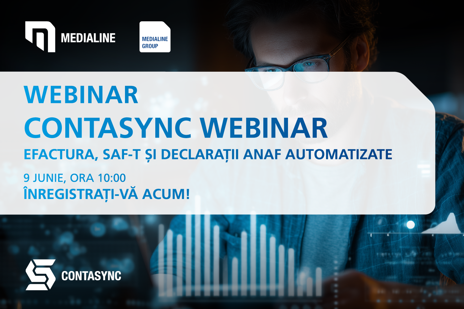 Webinar gratuit: eFactura, SAF-T și Declarații ANAF automatizate | ContaSync