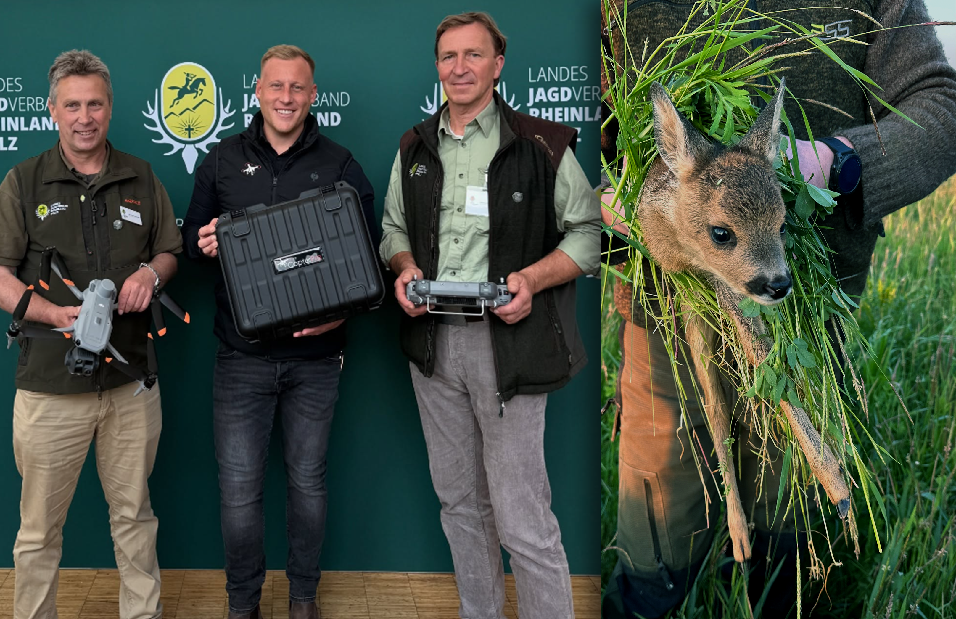 Neue Drohne für die Kitzrettung