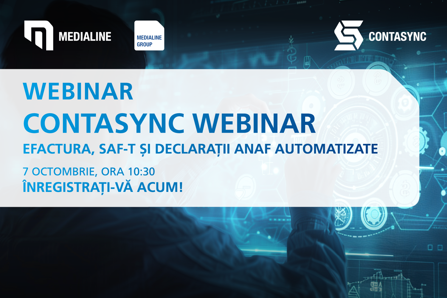 Webinar gratuit: eFactura, SAF-T și Declarații ANAF automatizate | ContaSync