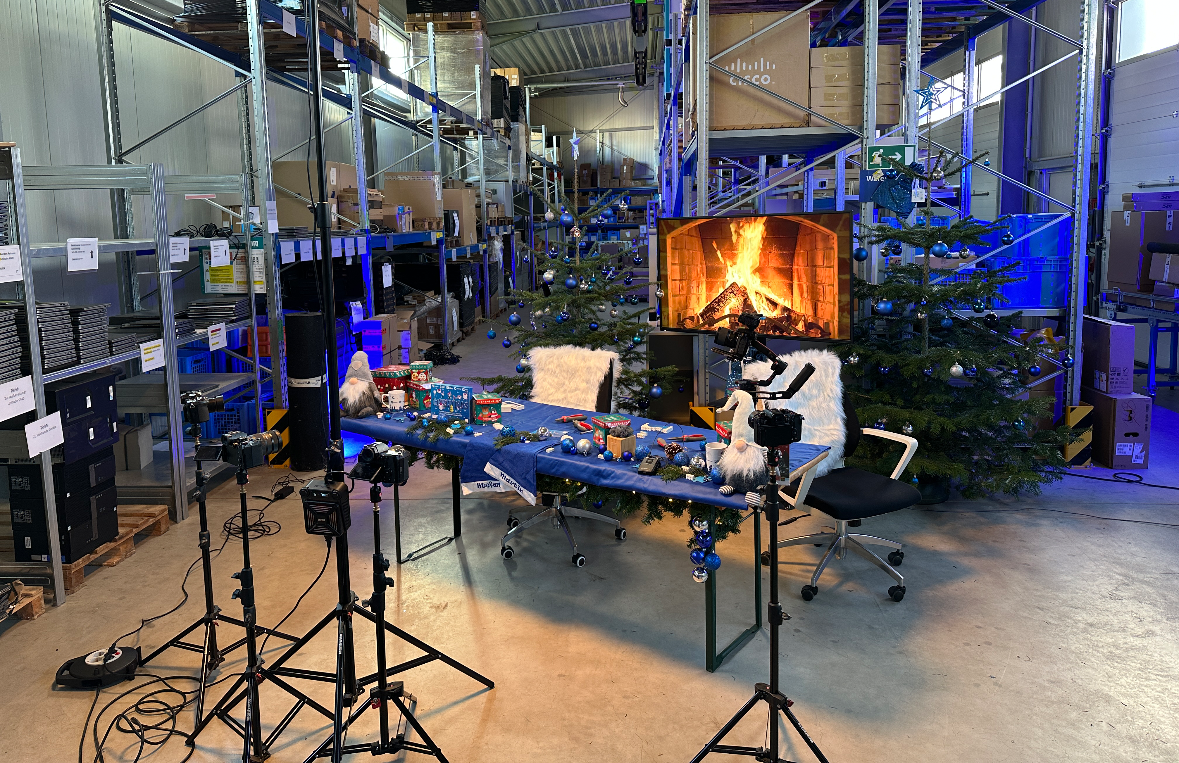 Hinter den Kulissen unseres Weihnachtsvideos