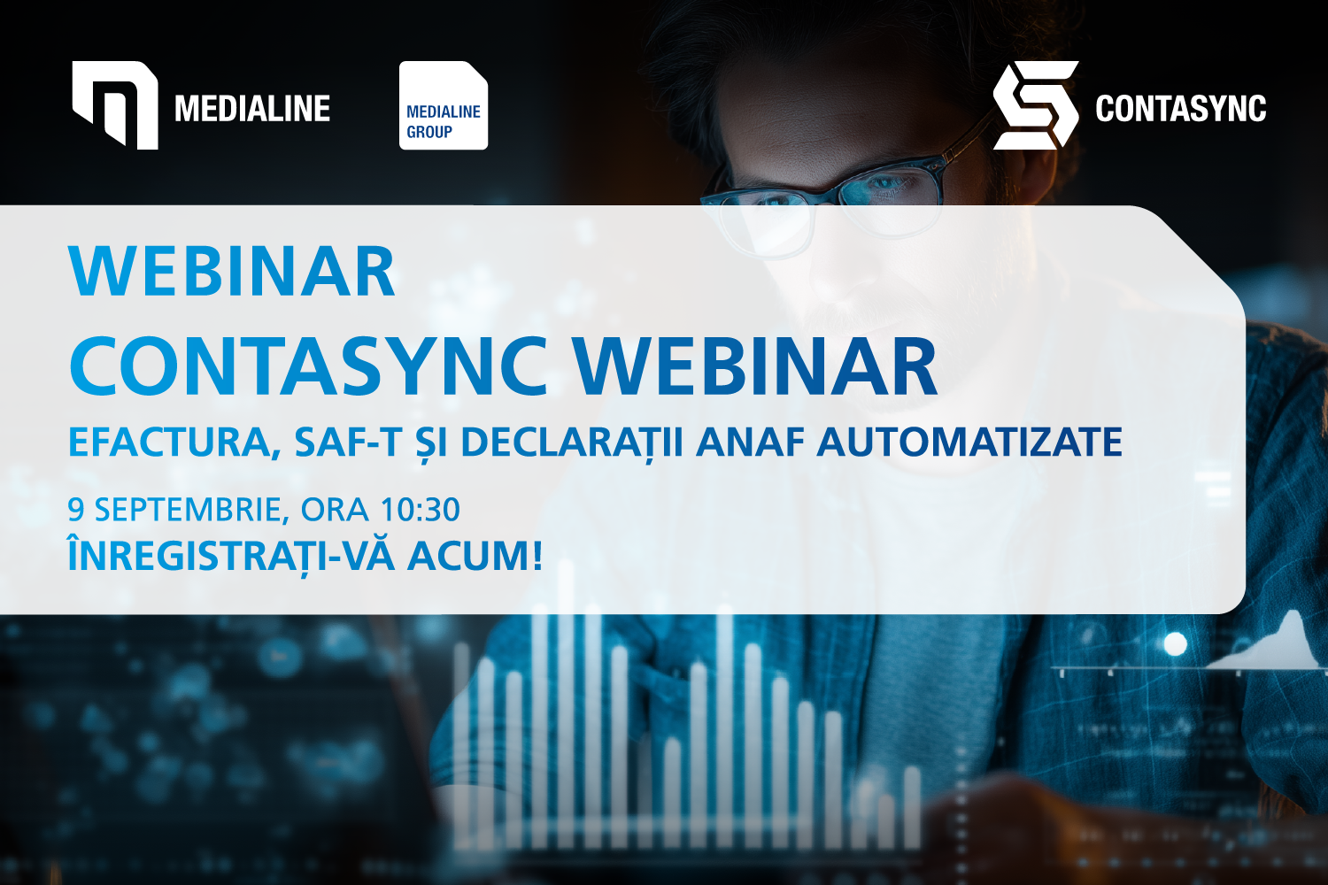 Webinar gratuit: eFactura, SAF-T și Declarații ANAF automatizate | ContaSync
