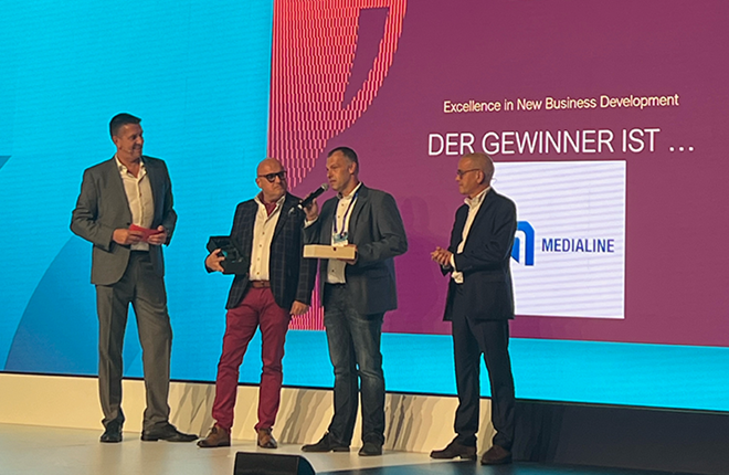 Medialine erhält Dell Partner Award Excellence in New Business Development